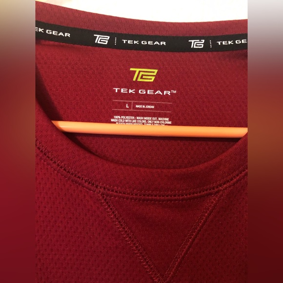 TEK GEAR LONG SLEEVE THERMAL SIZE LARGE RED - Picture 4 of 4